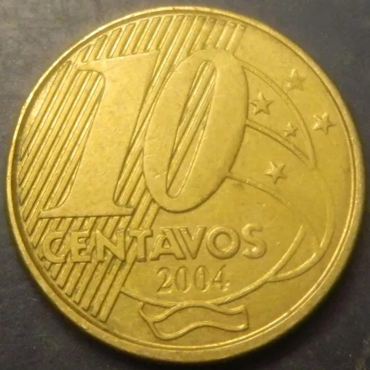 Купити 10 сентавос 2004 Бразилія