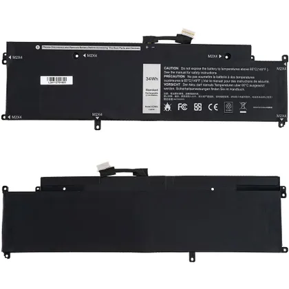 фото, Батарея для ноутбука DELL XCNR3 (Latitude 13: 7370) 7.6V 4400mAh Black