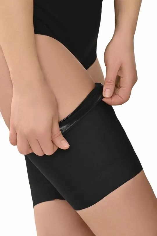 Купити Бандалетки від натирання 501 Афина з гладкого еластичного полотна чорні