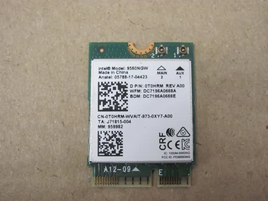 674-29 WI-FI модуль 9560NGW 0T0HRM для Dell Inspiron 15 7000 7590 7591   оригінал Ціна