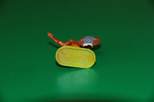 ІНДІАНЕЦЬ ВОЖДЬ ІЗ СПИСОМ №6802 4 индеец ELASTOLIN 40мм ФРГ З аукціону