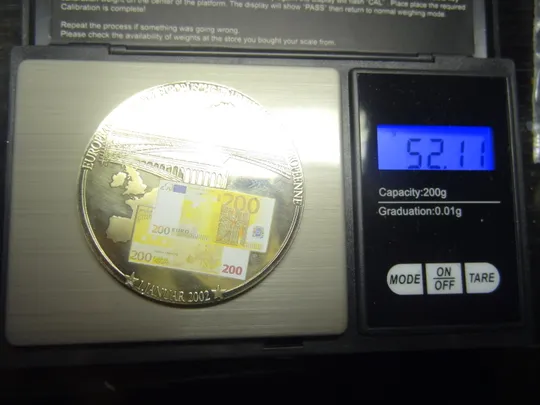 1 долар Ліберія 2002 Європейські банкноти - 200 євро З аукціону