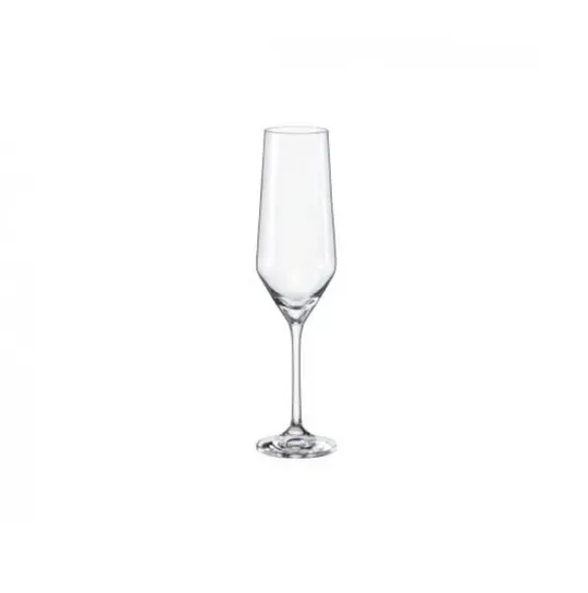 Набор бокалов для шампанского Bohemia Jane 40815/220 220 мл 6 шт Ціна