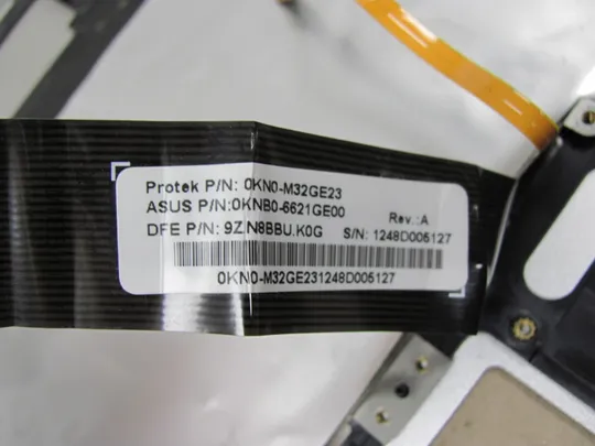 номер0957-1 Кришка панель палмрест клавіатура ДОНОР 13N0-MHA0H11  для ASUS N76 N76V  оригінал На торгах