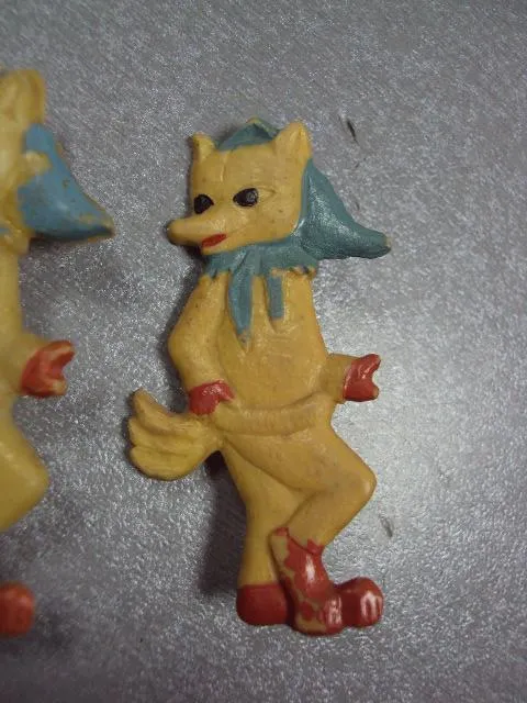 знак детский лиса лисичка пластмасса лот 2 шт №3678 Продаж