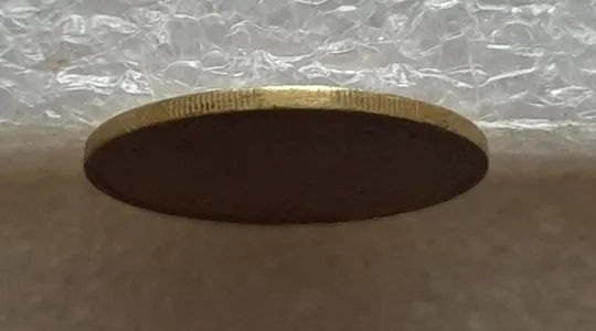 (7132) 25 копійок 1992 3БАм поворот (порушення соосності) (25 копеек 1992 3БАм брак сдвиг) Де купити