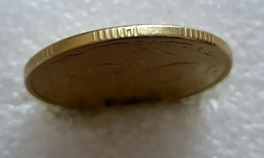 Купити (5150) 50 копійок 1992 1АЕк скол на гурті (50 копеек 1992 1АЕк брак)