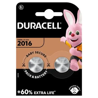 Купити Батарейка Duracell CR 2016 / DL 2016 * 2 (5007667/5010969/5014810)