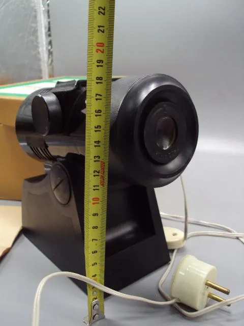 Фильмопроектор Ф-7 царь-пушка F=62,4 мм Киев размер 18 х 21 см в коробке с инструкцией №13998 З аукціону