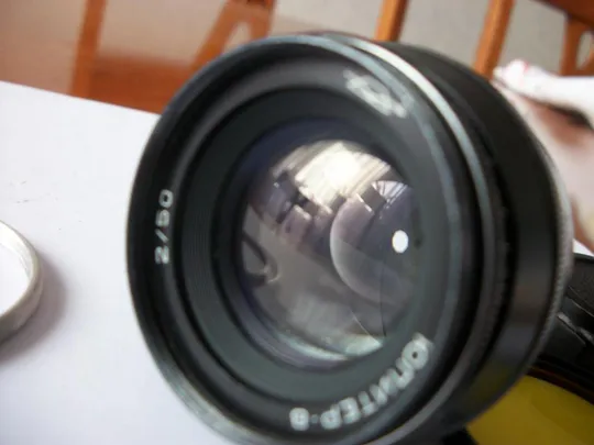 Объектив Юпитер-8,черный, Св.ф, Переходник М-39-42, No-0207859, задняя крышка, футляр. Чистые Линзы Де купити