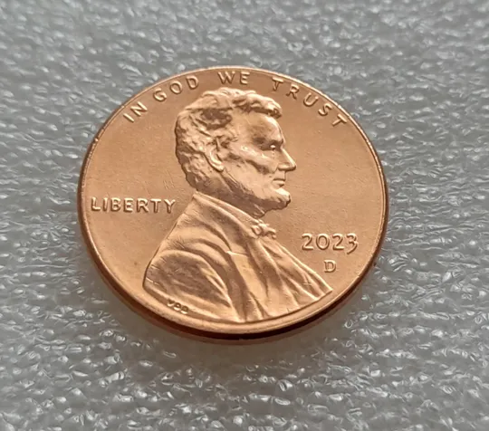 (8116 ря) 1 цент 2023 D США З аукціону