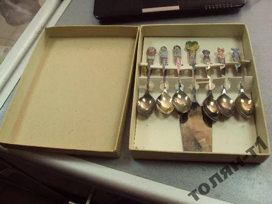 десертный набор чайные ложки и лопатка репка мнц Ціна