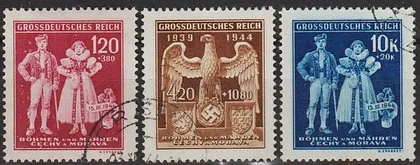 фото, 1944 - Рейх - Богемія - 5 років Протекторату Mi.133-35 _4.0 €
