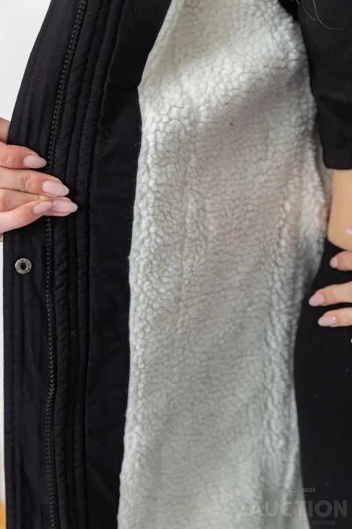 Парка женская зимняя, цвет черный, 244R805 Характеристики