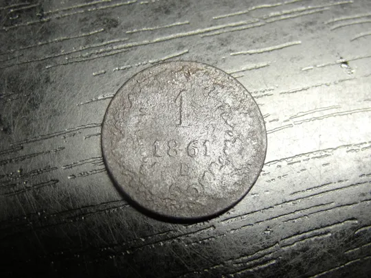 1 крейцер 1861 E Австро-Угорщина Ціна