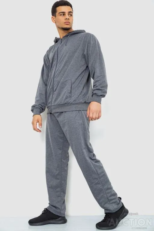 Спорт костюм мужской, цвет серый, 244R9111 З аукціону