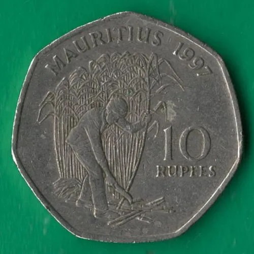 10 рупій 1997 року Маврикій [МШ1] Ціна