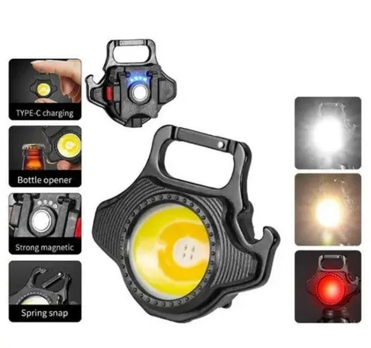 Тактичний ліхтар-брелок 3в1 w5133 Торговий майданчик