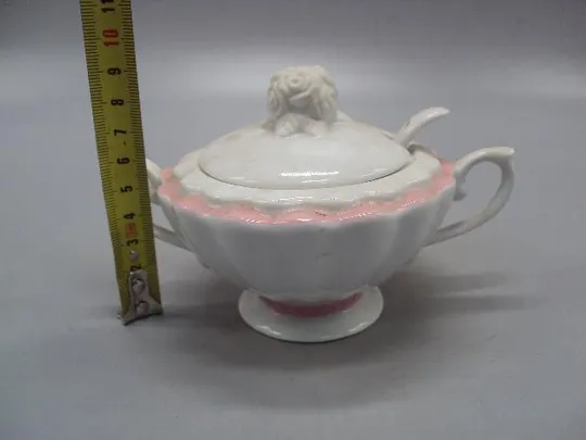 Сахарница фарфор Италия car bomboniere modello depositato design sandro bessi высота 8,5 см №14202 Де купити