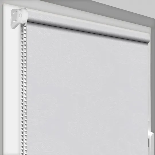 Рулонная штора Rolets Арабеска 1-2018-350 35x170 см открытого типа Белая Ціна