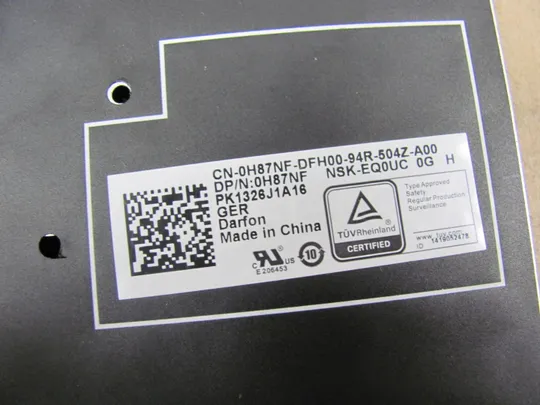 635-4 клаватура робоча 0H87NF  для Dell Precision 7710 7720 Latitude E5550 E5570 5580 5590 оригінал Інтернет-аукціон