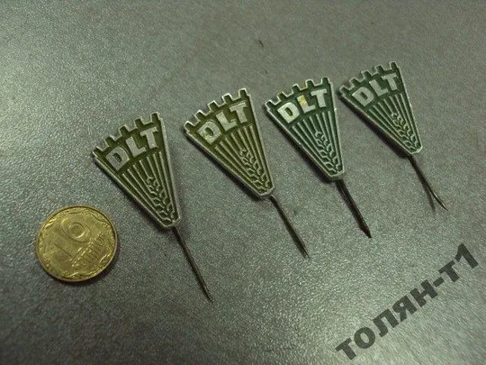 знак фрачник гдр колос DLT игла лот 5 шт №11565 Ціна