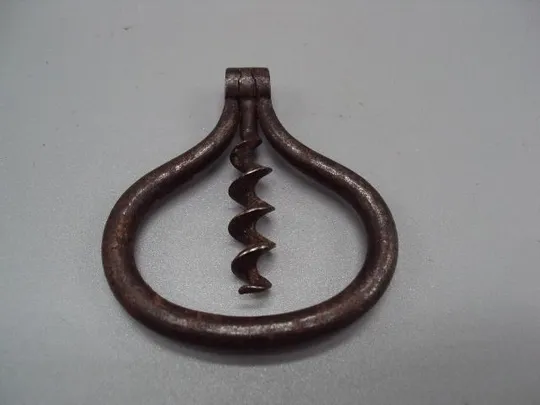 Штопор пробочник складной клеймо K &amp; M металл винтаж 6 х 5,7 см №13549 Ціна