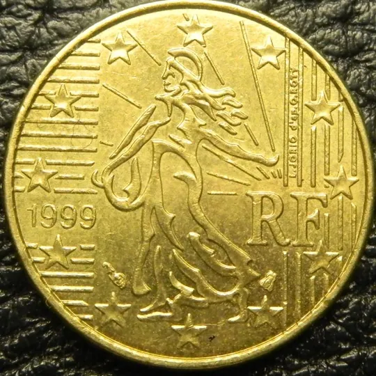 10 євроцентів 1999 Франція Ціна