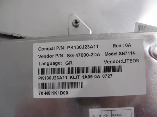 727-14 клавіатура V118502AK2 PK130J22A11 PK130J23A11  для  ASUS X53 A53 A53Z A53E A53U K53 K53U K53TK K73B X73 оригінал Інтернет-аукціон