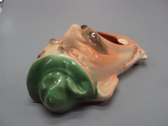 Пепельница голова фарфор Германия длина 15 см (№1480) Характеристики