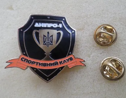 фото, Футбол серия больших значков 32 мм клубы Украины  -  ФК Днепр-1 Днепропетровская область