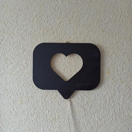 Купити Панно декоративне картина на стіну Лайк LED підсвітка 300х250 acr-p000026