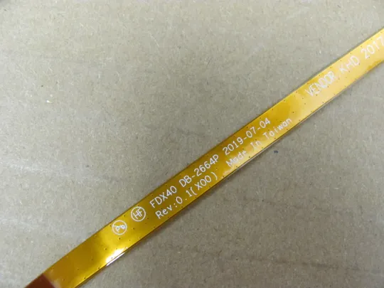 754-61 шлейф FDX40 DB-2664P 01J367 DC02C00PG00 для  DELL Latitude 7410 2-in-1 оригінал Недорого