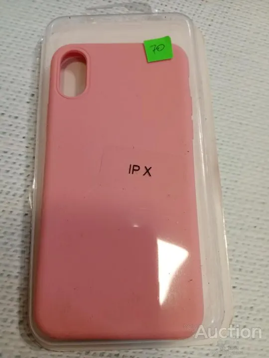 Чехол бампер Iphone x розовый Ціна