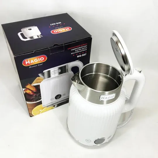 Электрочайник Magio MG-507, Хороший электрический чайник, Чайник електро, Бесшумный чайник Характеристики