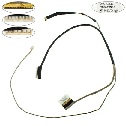 фото, Шлейф матриці для ноутбука Lenovo (IdeaPad: Y410P, Y430P, Y400) Nvidia Gt750 Gt755 LED (DC02001KW00)
