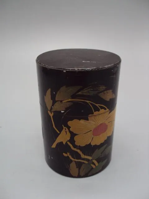 Чайная шкатулка чайница коробочка для чая Китай узор цветок металл размер 8,7 х 5,9 см №13167 Ціна