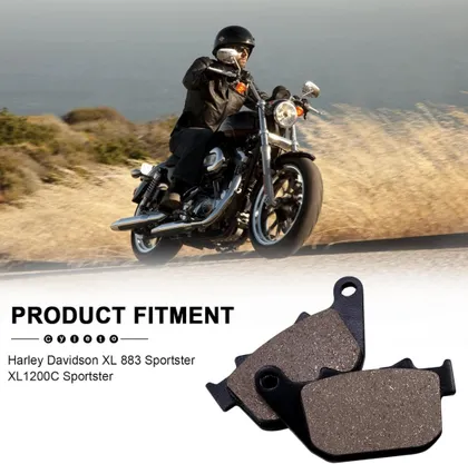 фото, Гальмівні колодки Cyleto передні та задні для XL 883 Sportster,XL 1200C Sportster.
