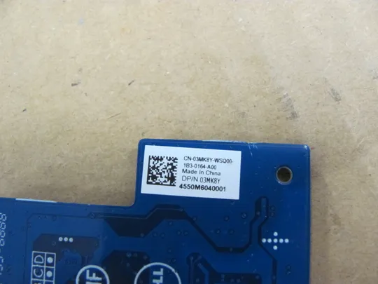 728-24 плата підключення клавіатури F80PD 03MK8Y 450.0M60E.0021  для  DELL  Latitude 5520 5521 Precision 3560 3561 оригінал З аукціону