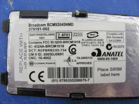 №156-42 сервісна кришка 487429-001 для EliteBook 6930p оригінал З аукціону