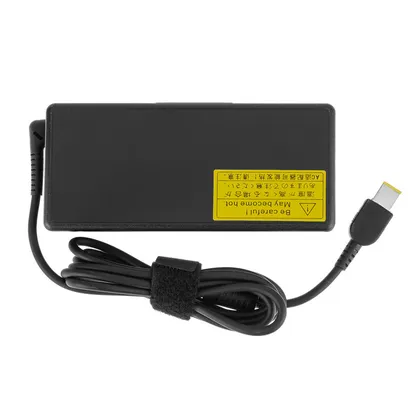 фото, Блок живлення для ноутбука LENOVO 20V, 6.75A, 135W, USB+pin (Square 5 Pin DC Plug), black (без кабеля!)