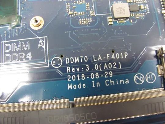 638-13 материнська плата SR3L8 i7-8650U DDM70 LA-F401P  для  Dell Latitude E5480 оригінал Недорого