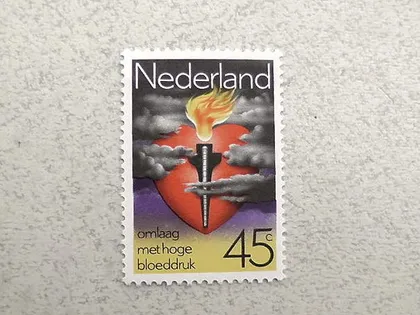 фото, Поштова марка Нідерланди **