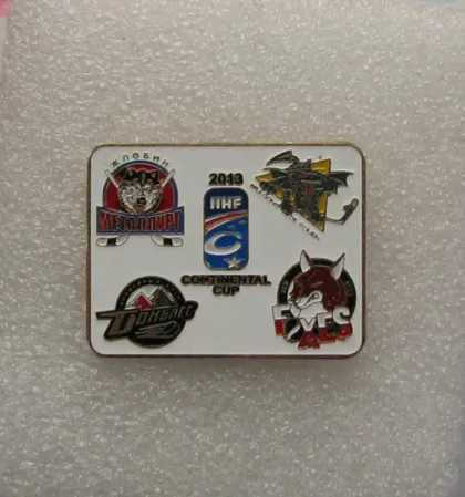 фото, значок хоккей  Континентальный кубок 2013 финал - участник ХК Донбасс