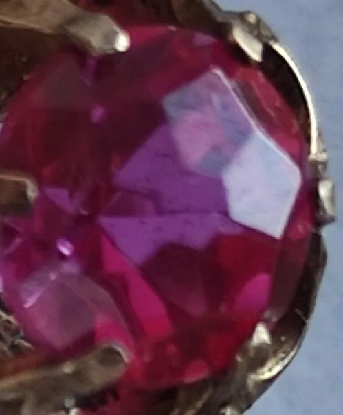 Купити Кольцо СССР серебро 925 позолота с розовым камнем 18 размер  vt324