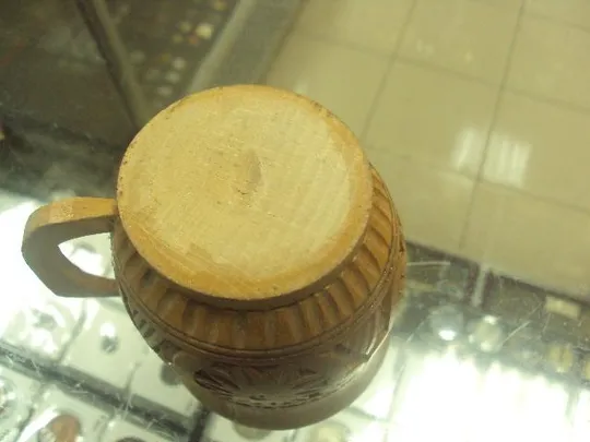 Купити кружка чашка дерево резьба карпаты №7004