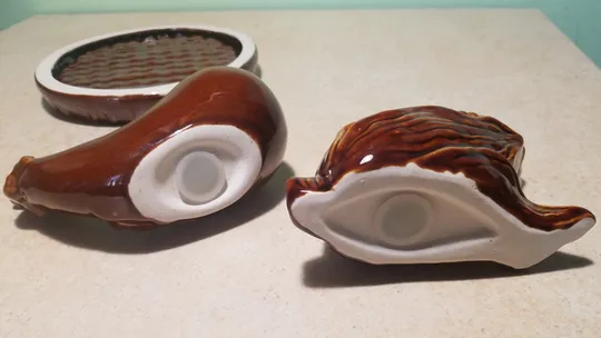 Набор для спецій керамічний Овочі облівна кераміка Вживане Характеристики