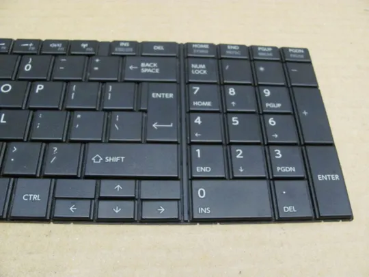 номер0195-8 клавіатура, Клавіатура для ноутбука  Keyboard, робоча  0KN0-ZW2U102 для TOSHIBA Satellite C850D, C855, C855D оригінал Продаж