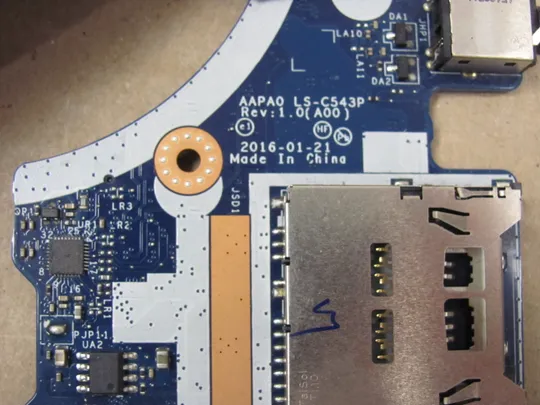 номер0980-2 плата USB AUDIO Cardreader AAPA0 LS-C543P для Dell Precision 7510  оригінал Продаж