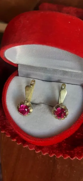 Серьги  сережки серебро ссср Mw3113 Ціна